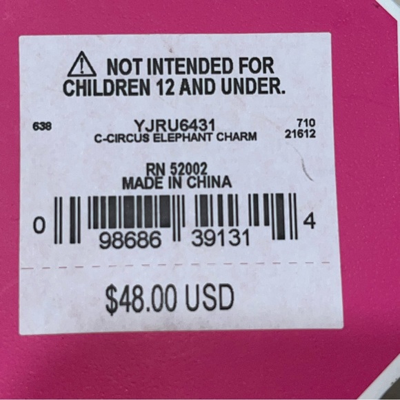 ✨Vintage Juicy Charm Elephant - Picture 7 of 8